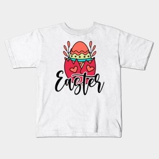 Easter Eggs - Happy Easter Day Kids T-Shirt